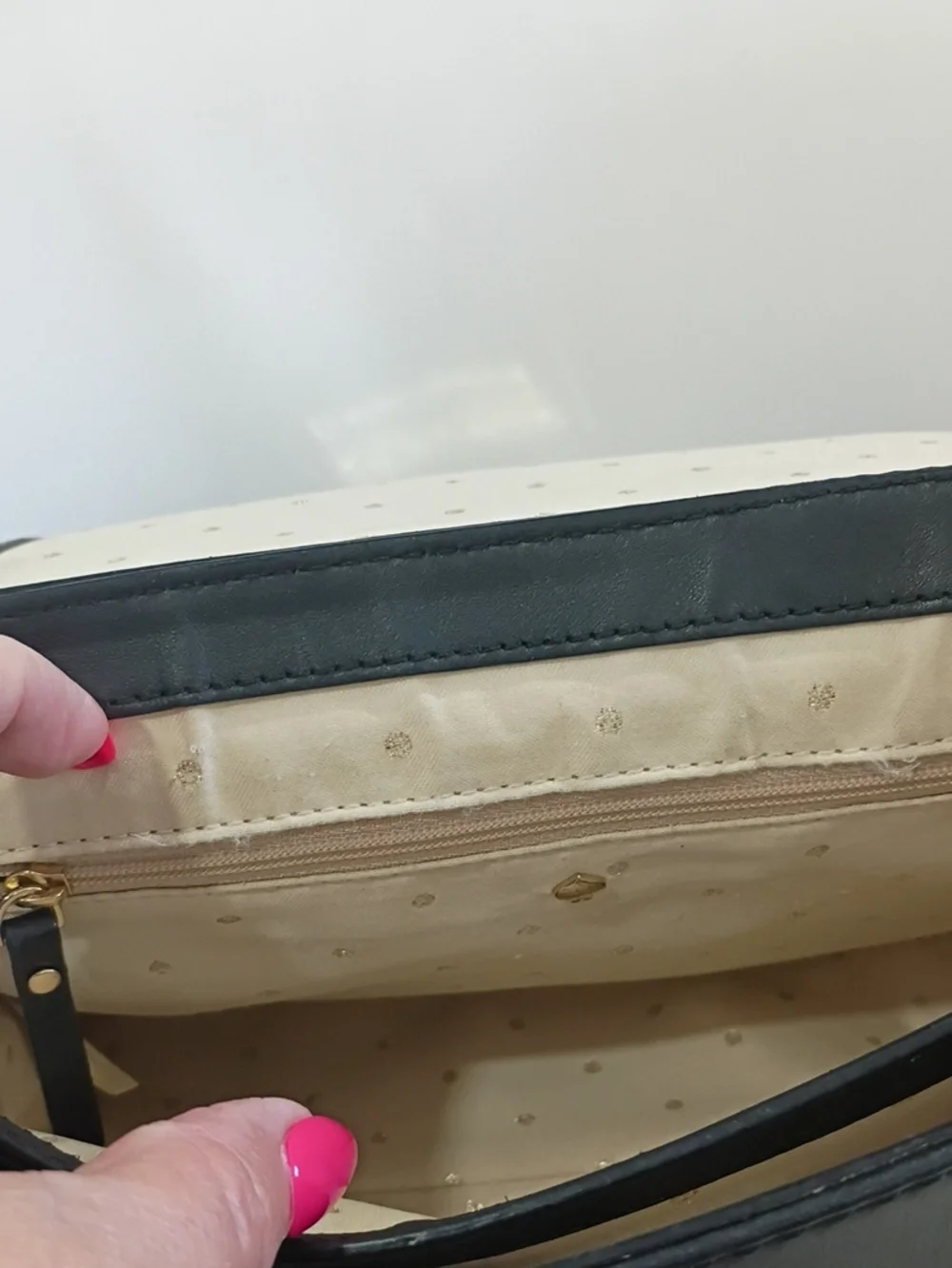 Kate Spade Black Structured Top-Handle Satchel with Adjustable Crossbody Strap